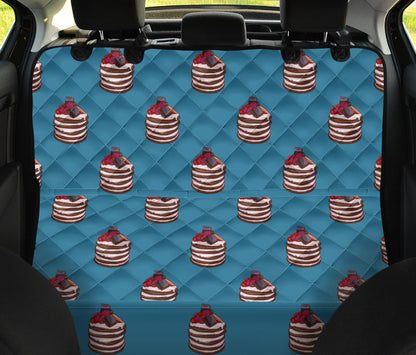 Pancake Pattern Print Design A03 Rear Dog Car Seat Cover Hammock