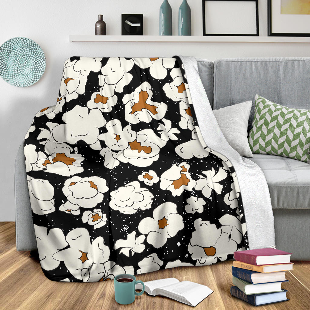 Popcorn Pattern Print Design A02 Premium Blanket