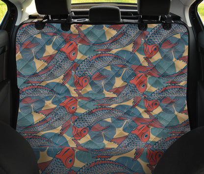 Pisces Pattern Print Design A01 Rear Dog Car Seat Cover Hammock