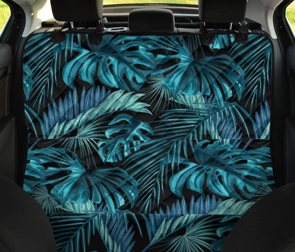 Palm Leaf Pattern Print Design A03 Rear Dog Car Seat Cover Hammock