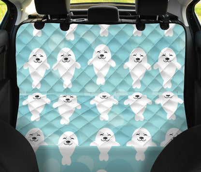 Sea Lion Baby Pattern Print Design 01 Rear Dog Car Seat Cover Hammock