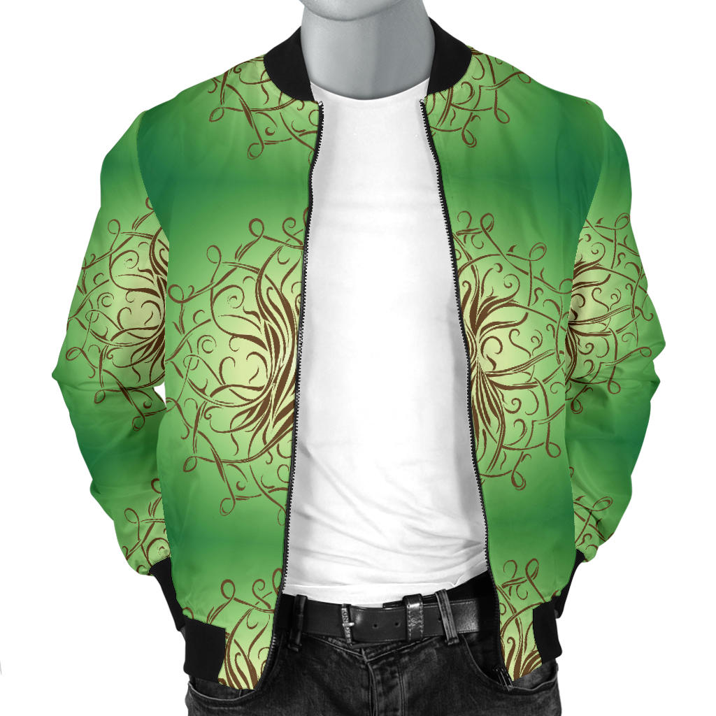 Celtic Pattern Print Design 05 Men Bomber Jacket