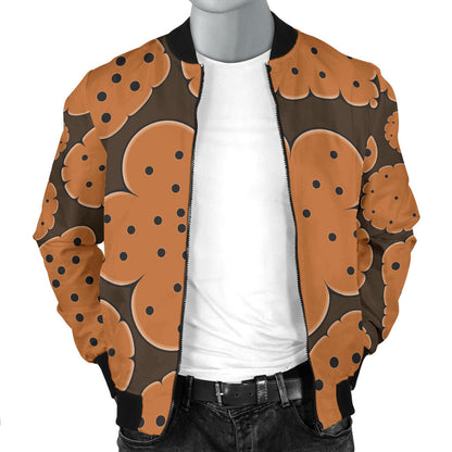 Cracker Pattern Print Design 01 Men Bomber Jacket