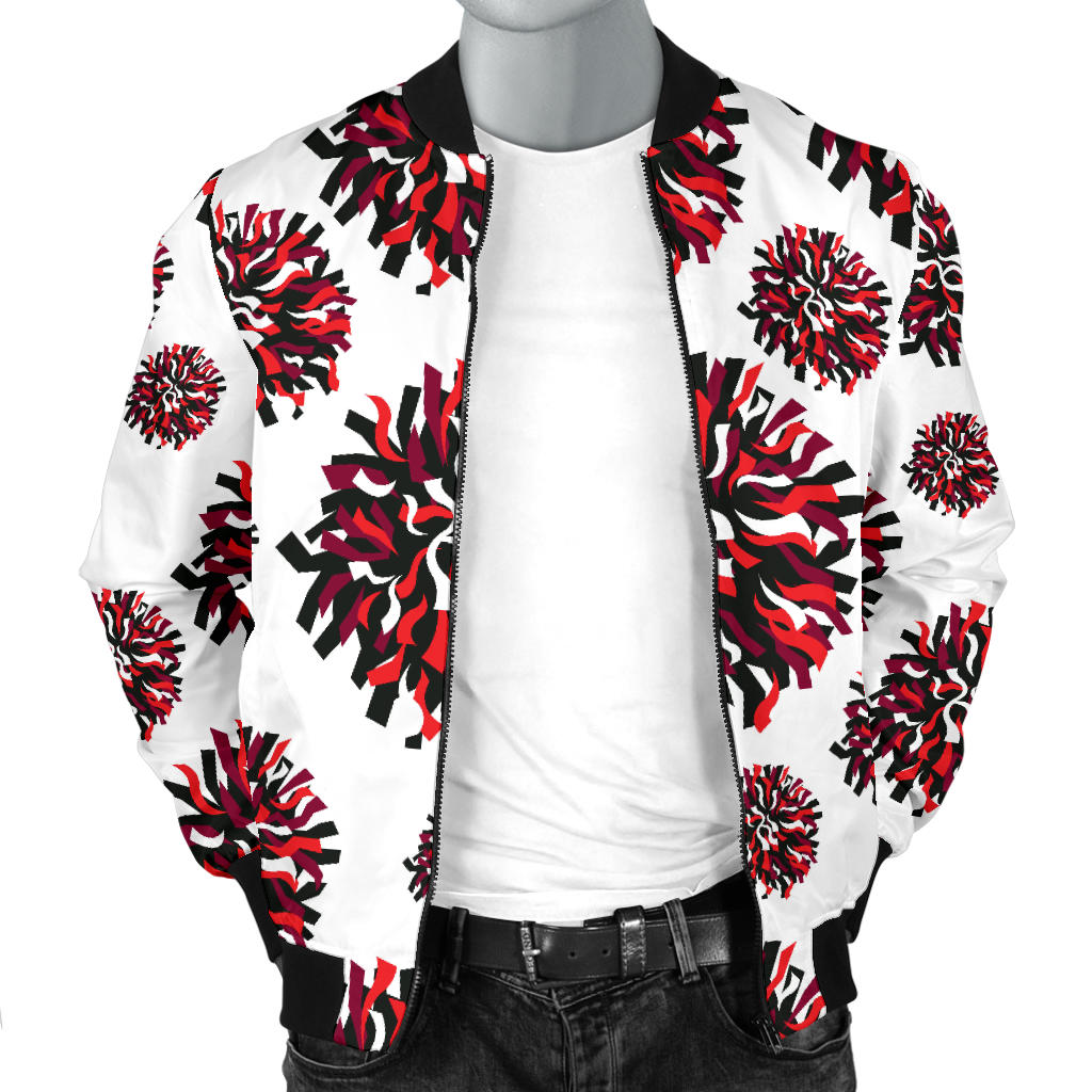 Cheerleader Pattern Print Design 01 Men Bomber Jacket
