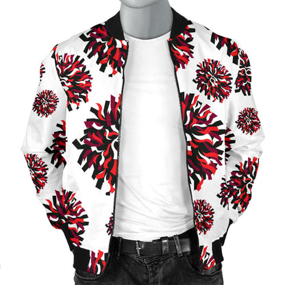 Cheerleader Pattern Print Design 01 Men Bomber Jacket