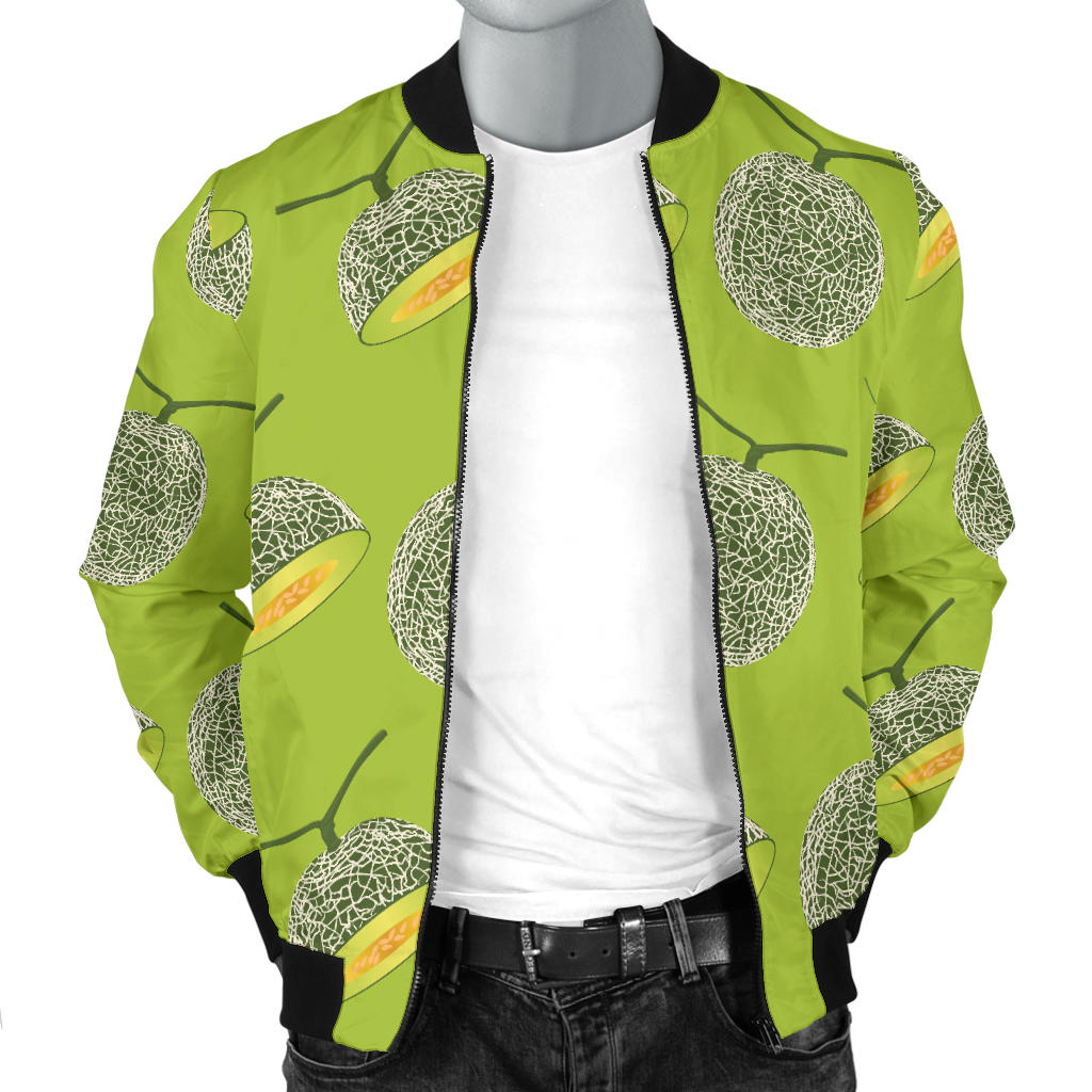 Cantaloupe Pattern Print Design 03 Men Bomber Jacket