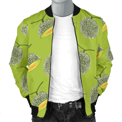 Cantaloupe Pattern Print Design 03 Men Bomber Jacket