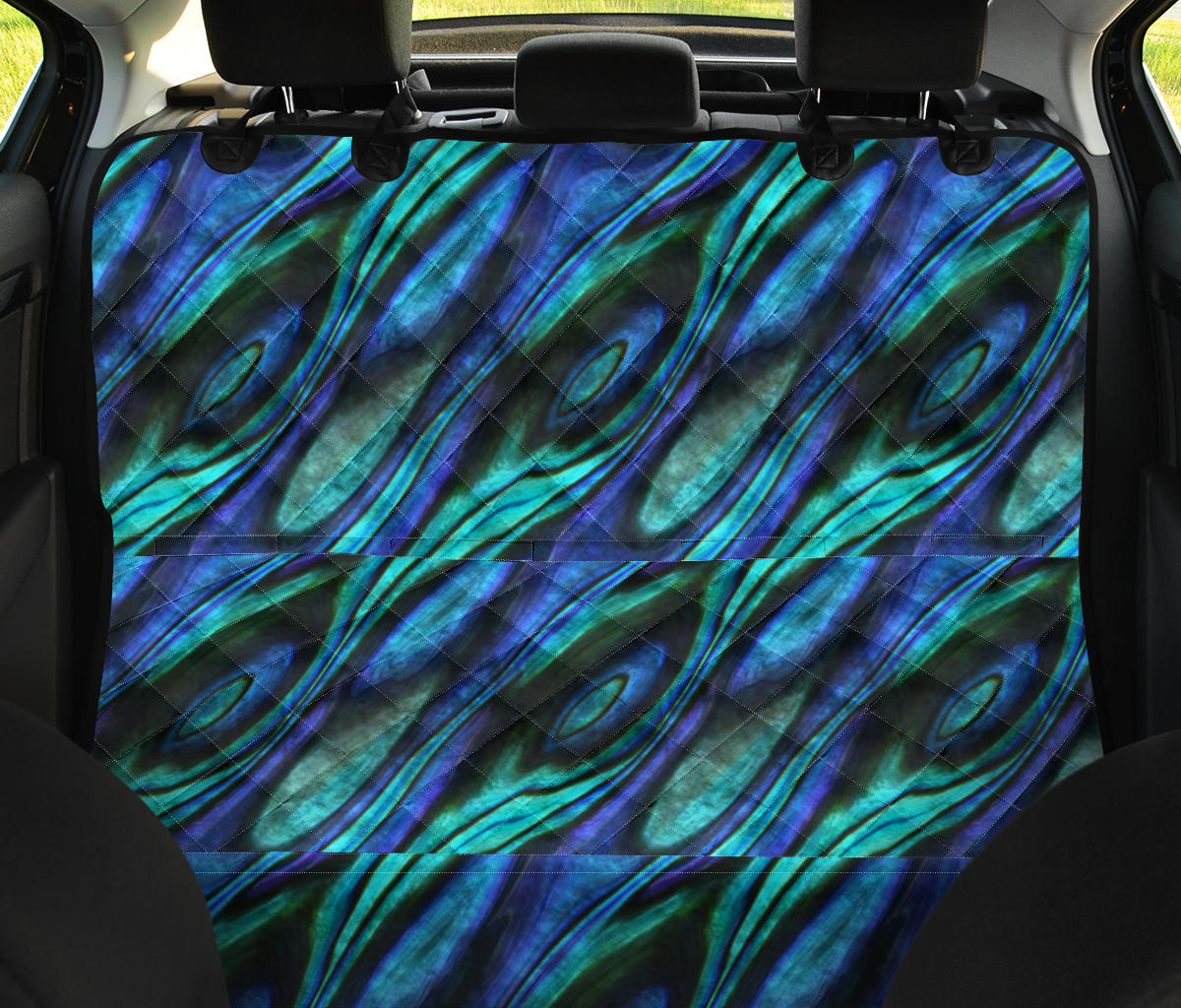 Abalone Pattern Print Design 03 Rear Dog Car Seat Cover Hammock