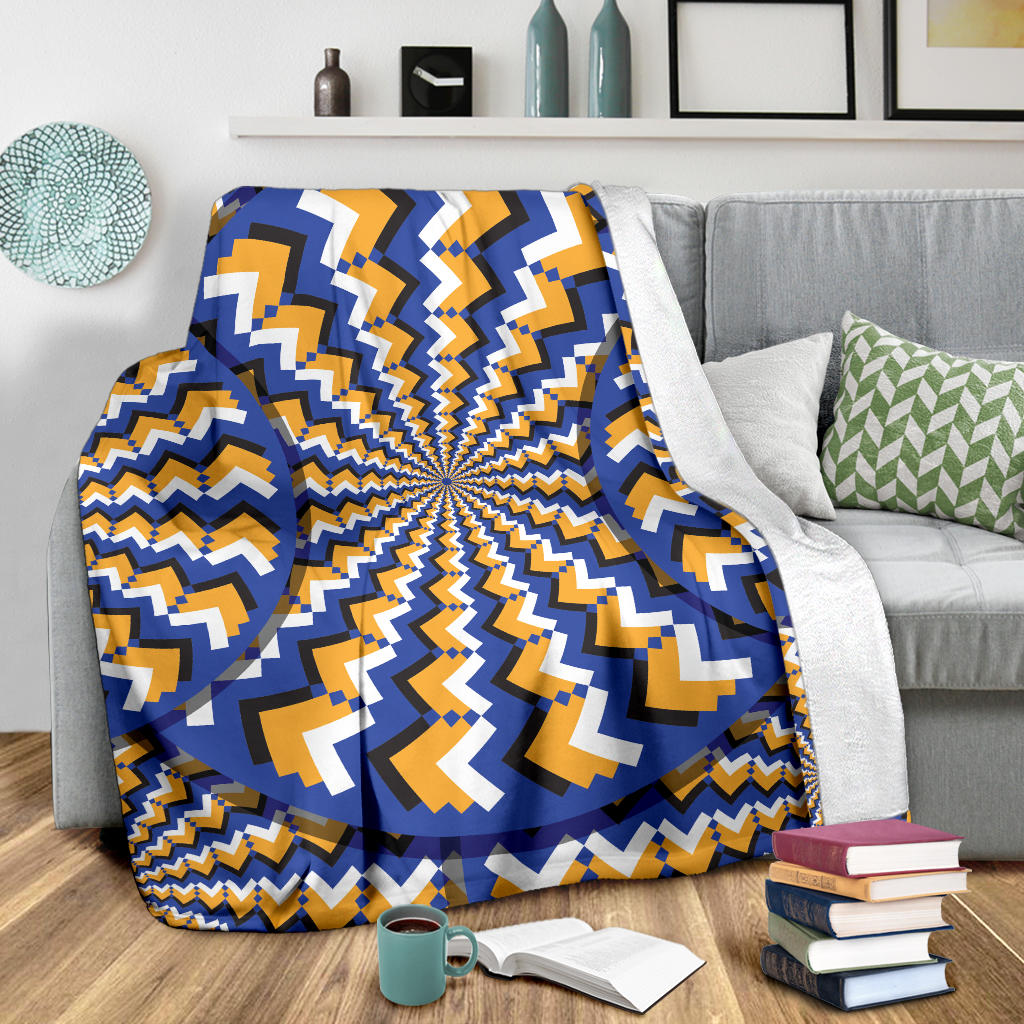 Optical illusion Pattern Print Design A01 Premium Blanket
