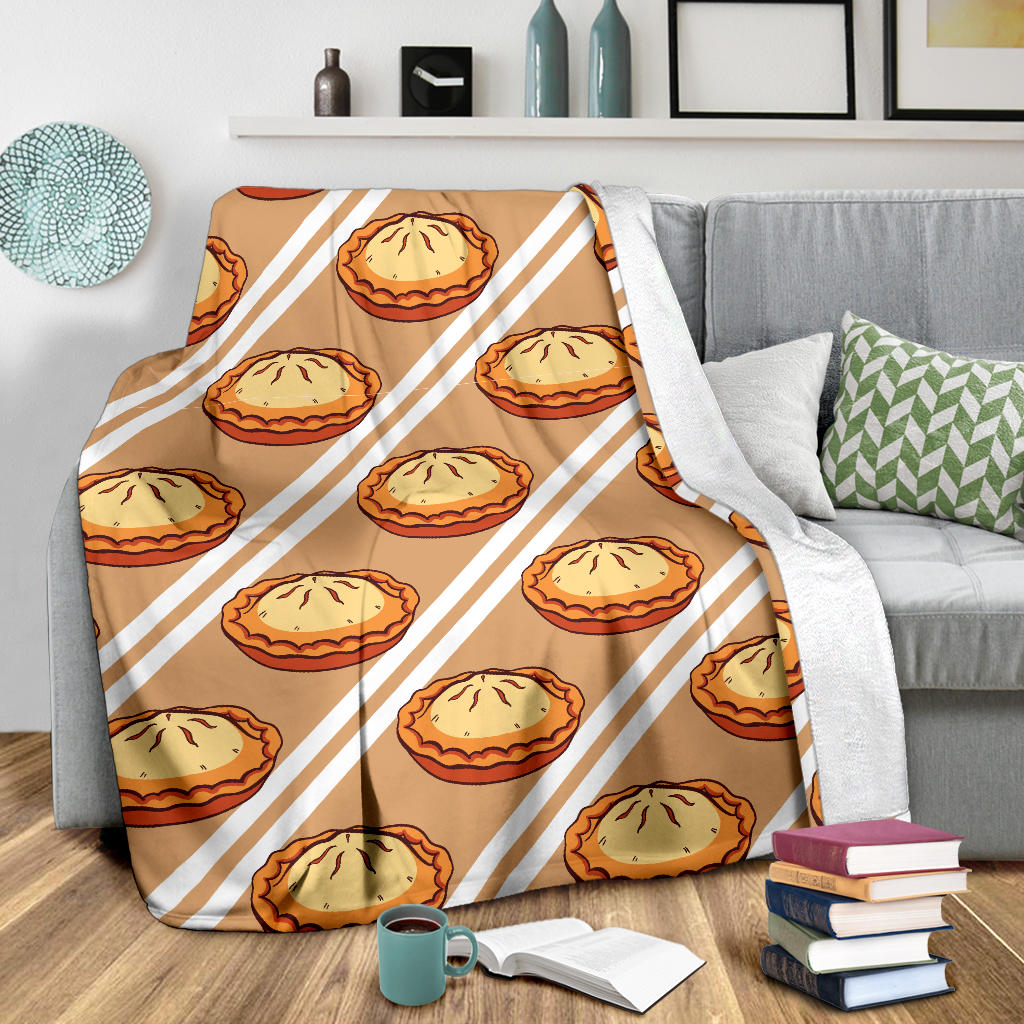 Pie Pattern Print Design A02 Premium Blanket