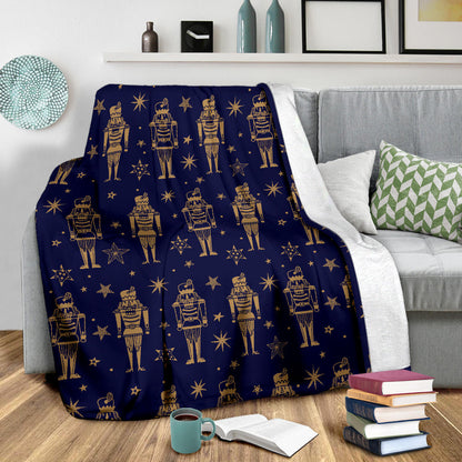 Nutcracker Pattern Print Design A05 Premium Blanket