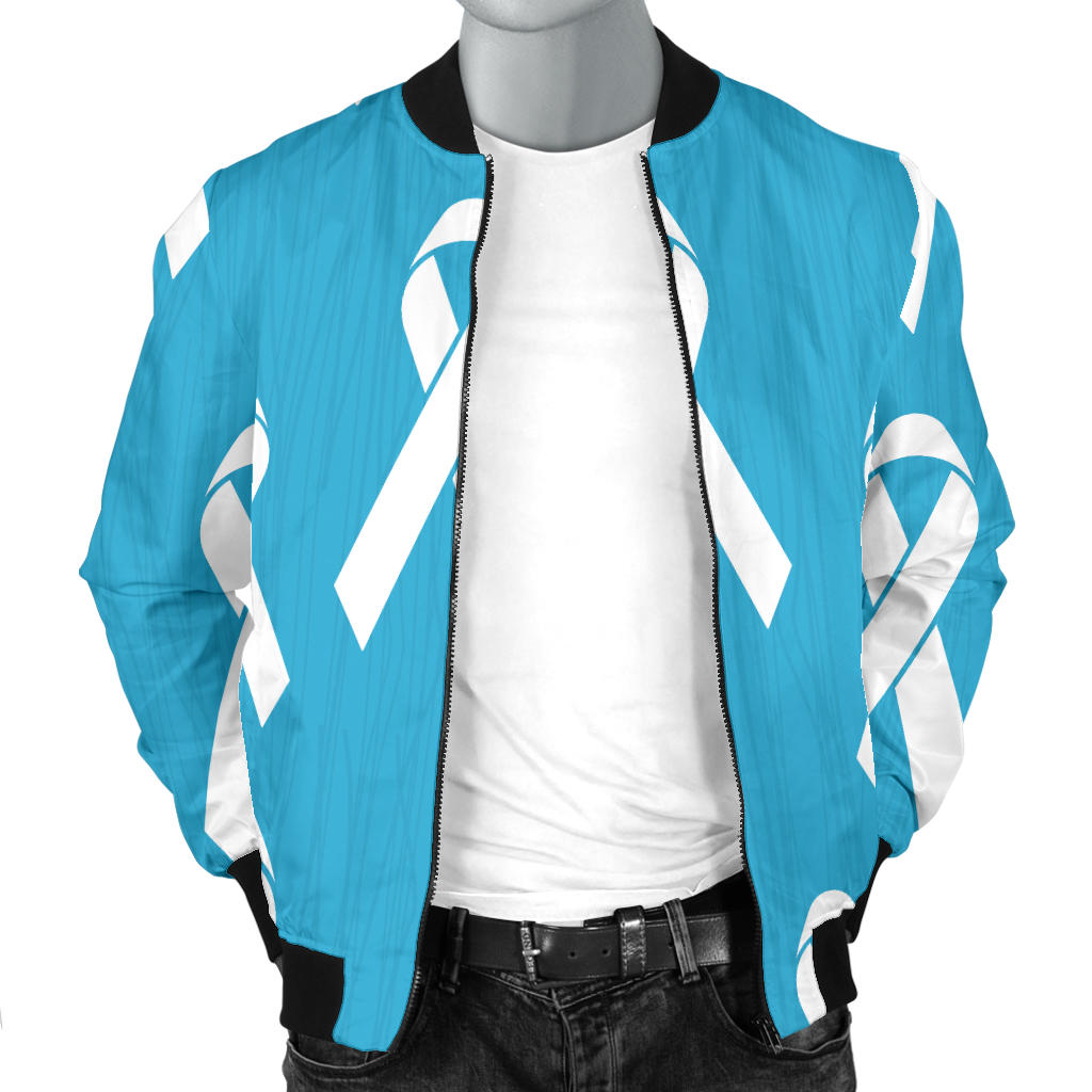 Liver cancer Pattern Print Design 01 Men Bomber Jacket