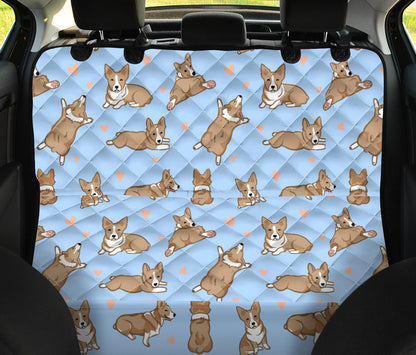 Pembroke Welsh Corgis Pattern Print Design A05 Rear Dog Car Seat Cover Hammock