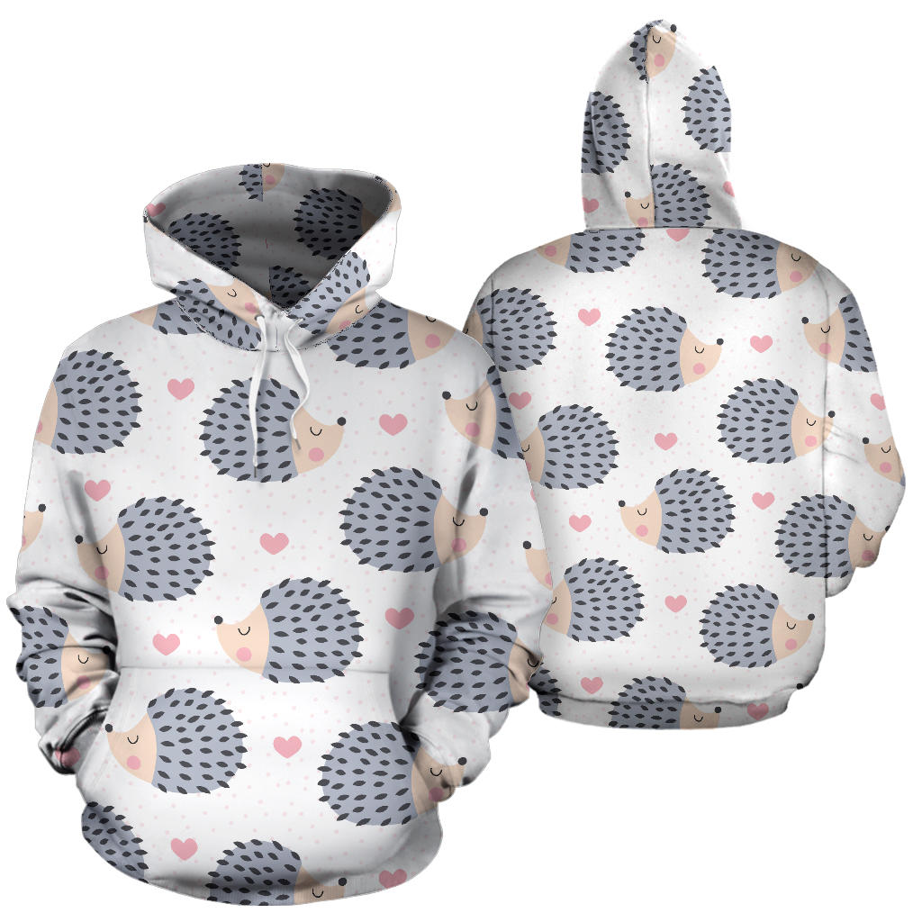 Hedgehog Baby Pattern Print Design 03 Pullover Hoodie