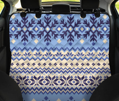Nordic Pattern Print Design A03 Rear Dog Car Seat Cover Hammock