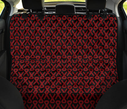 Multiple myeloma Pattern Print Design A01 Rear Dog Car Seat Cover Hammock