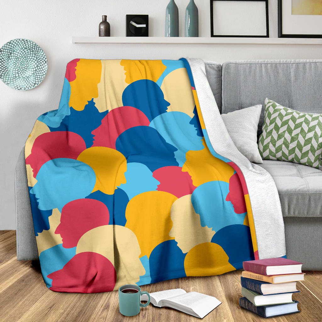 Psychology Pattern Print Design A02 Premium Blanket