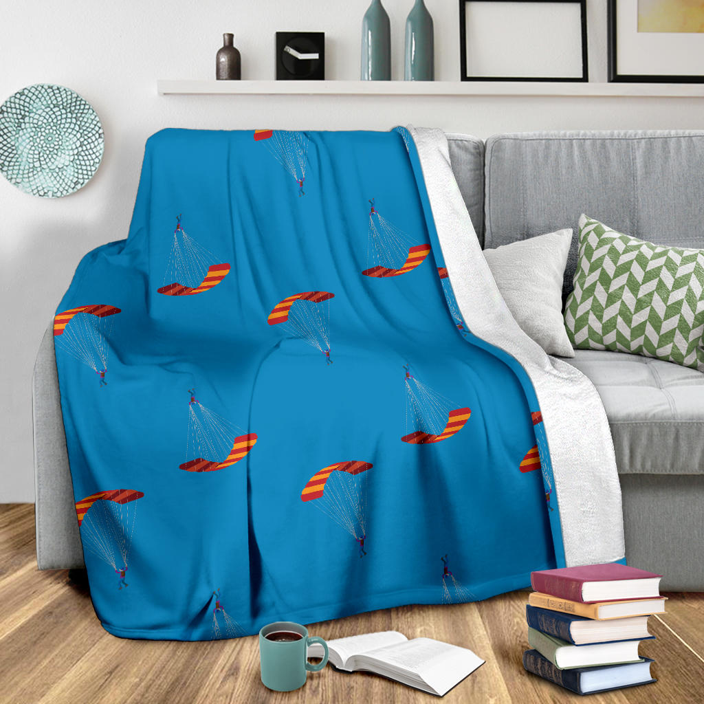 Paratrooper Pattern Print Design A01 Premium Blanket