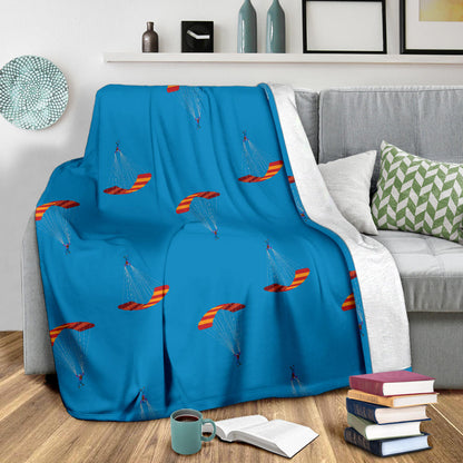 Paratrooper Pattern Print Design A01 Premium Blanket