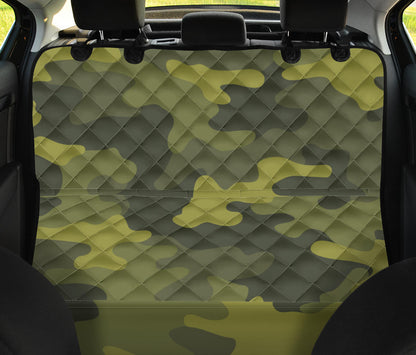 Military Camouflage Pattern Print Design 02 Rear Dog Car Seat Cover Hammock