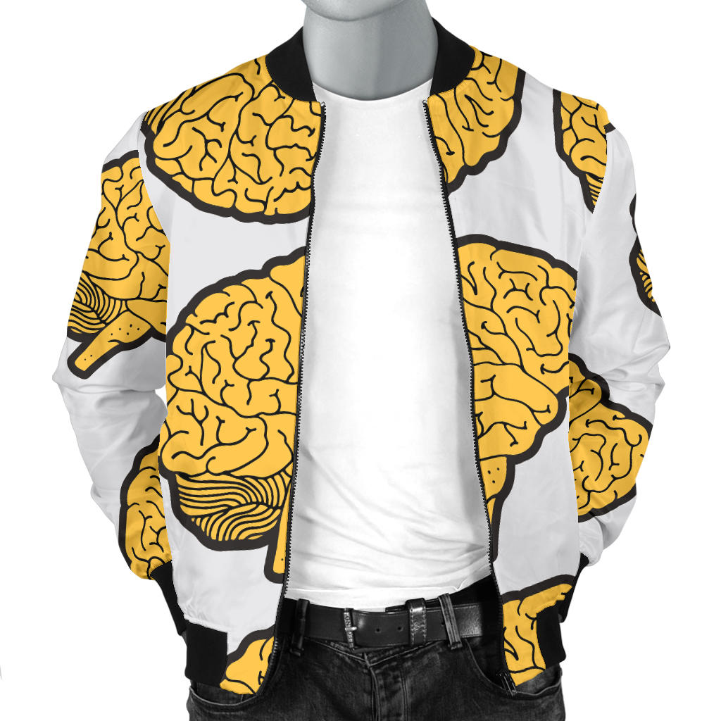 Psychology Pattern Print Design A01 Men Bomber Jacket