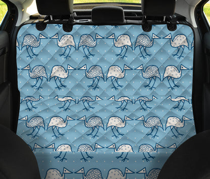 Emu Pattern Print Design 01 Rear Dog Car Seat Cover Hammock