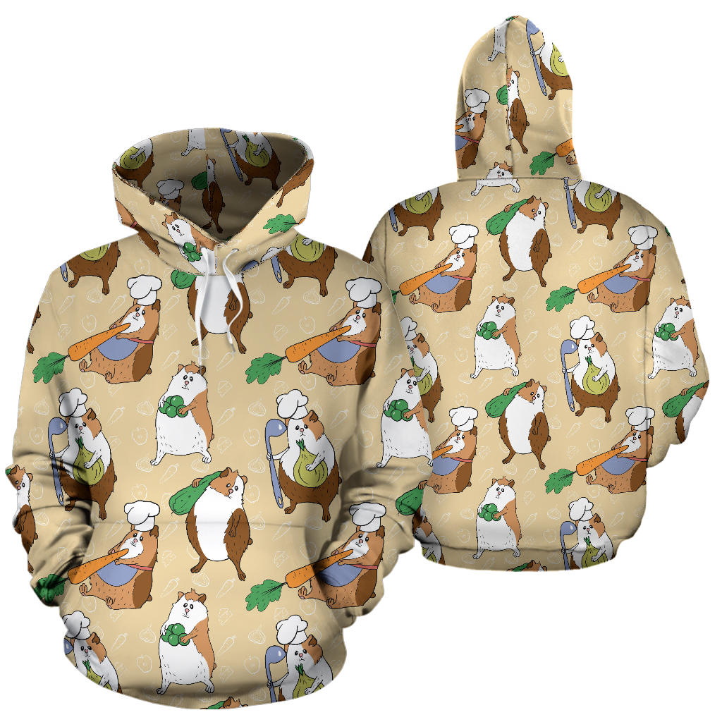 Guinea Pig Pattern Print Design 03 Pullover Hoodie