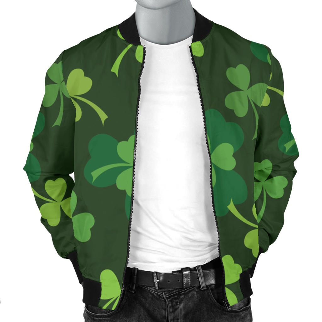 Irish Pattern Print Design 03 Men Bomber Jacket