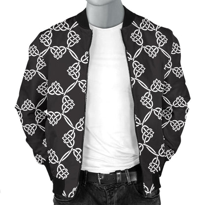Celtic Pattern Print Design 06 Men Bomber Jacket