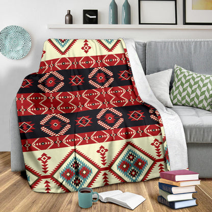 Navajo Pattern Print Design A05 Premium Blanket