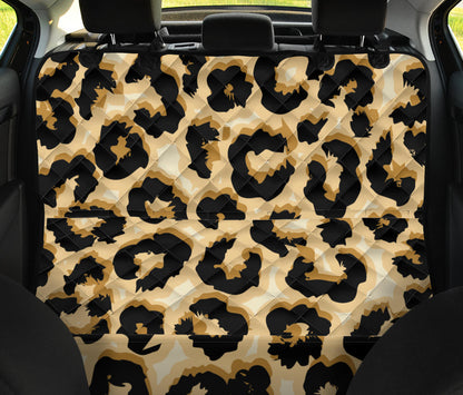 Jaguar Skin Pattern Print Design 02 Rear Dog Car Seat Cover Hammock