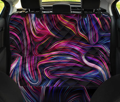 Liquid Pattern Print Design 01 Rear Dog Car Seat Cover Hammock