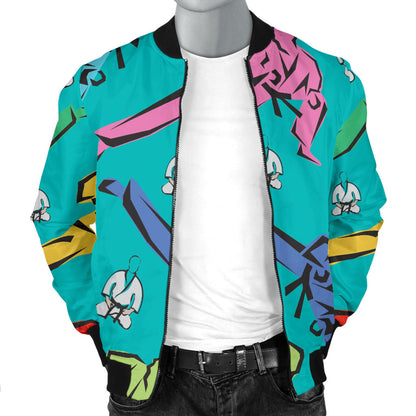 Judo Pattern Print Design 01 Men Bomber Jacket
