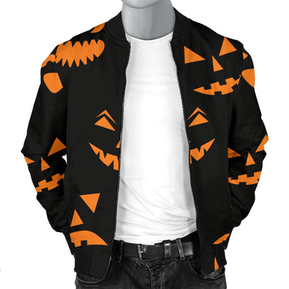 Halloween Pattern Print Design 02 Men Bomber Jacket