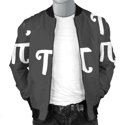 Pi Day Pattern Print Design A01 Men Bomber Jacket