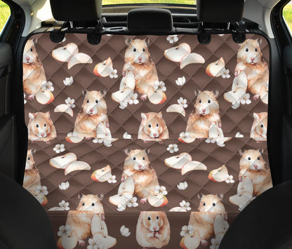 Hamster Pattern Print Design 03 Rear Dog Car Seat Cover Hammock