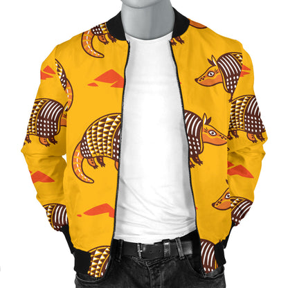 Armadillo Pattern Print Design 03 Men Bomber Jacket