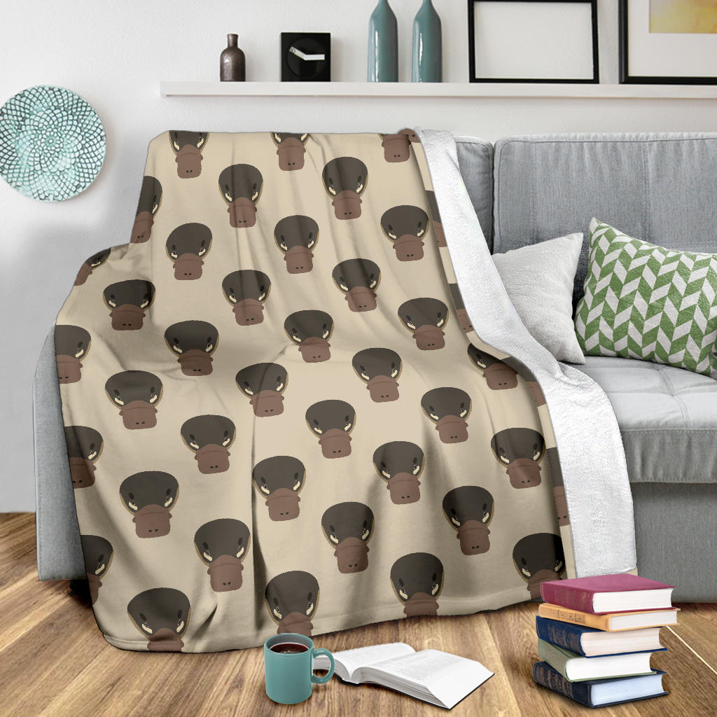 Platypus Pattern Print Design A03 Premium Blanket