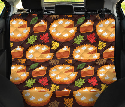 Pie Pattern Print Design A03 Rear Dog Car Seat Cover Hammock