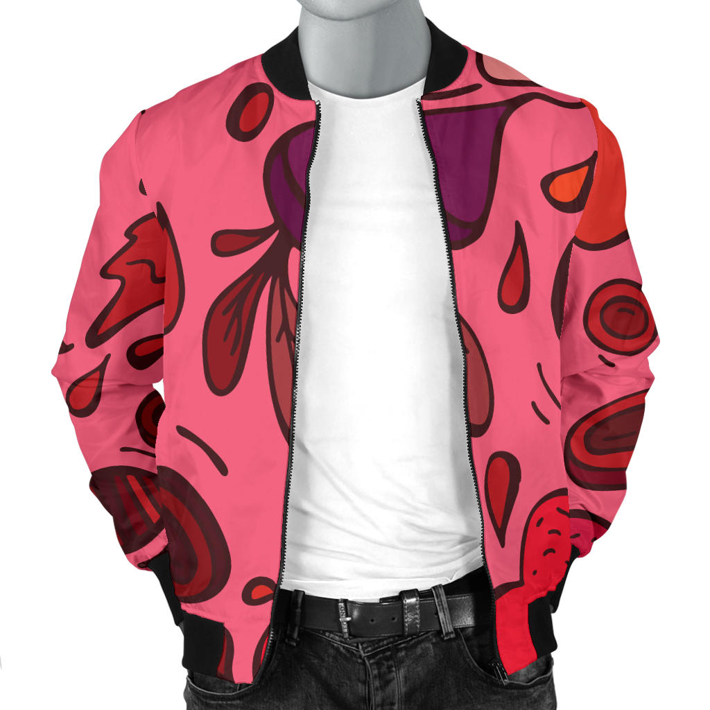Phlebotomist Pattern Print Design A01 Men Bomber Jacket
