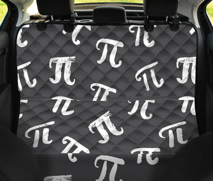 Pi Day Pattern Print Design A02 Rear Dog Car Seat Cover Hammock