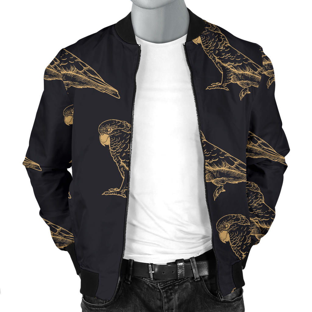 Parakeet Pattern Print Design A04 Men Bomber Jacket