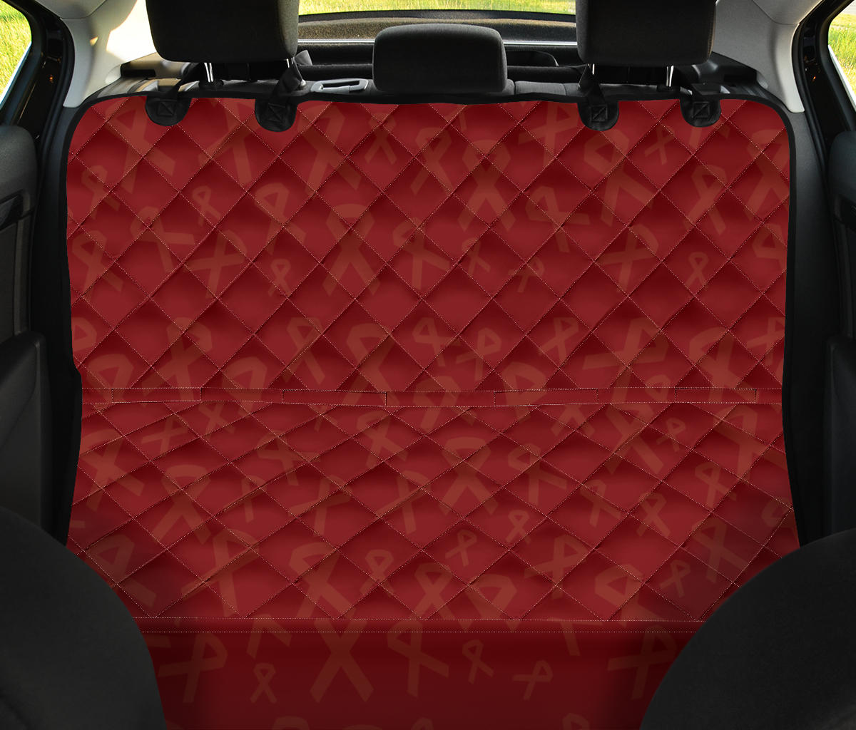 Multiple myeloma Pattern Print Design A02 Rear Dog Car Seat Cover Hammock