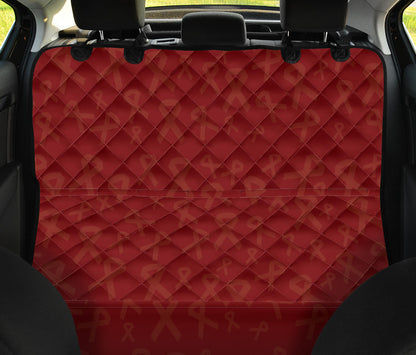 Multiple myeloma Pattern Print Design A02 Rear Dog Car Seat Cover Hammock