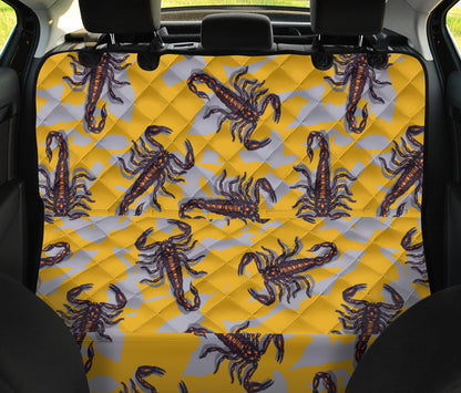Scorpion Pattern Print Design 01 Rear Dog Car Seat Cover Hammock