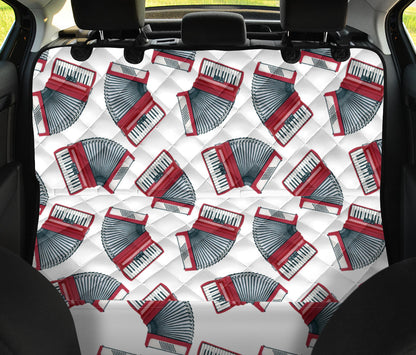 Accordion Pattern Print Design 03 Rear Dog Car Seat Cover Hammock