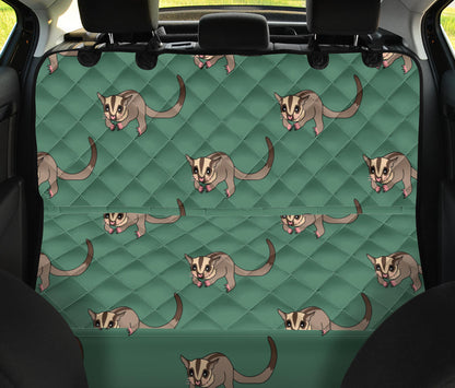 Sugar Glider Pattern Print Design 01 Rear Dog Car Seat Cover Hammock