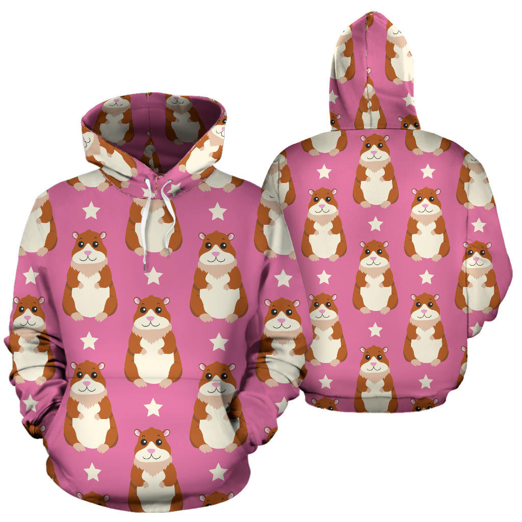 Hamster Cute Pattern Print Design 02 Pullover Hoodie