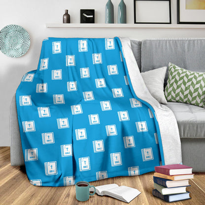Bible Pattern Print Design 02 Premium Blanket