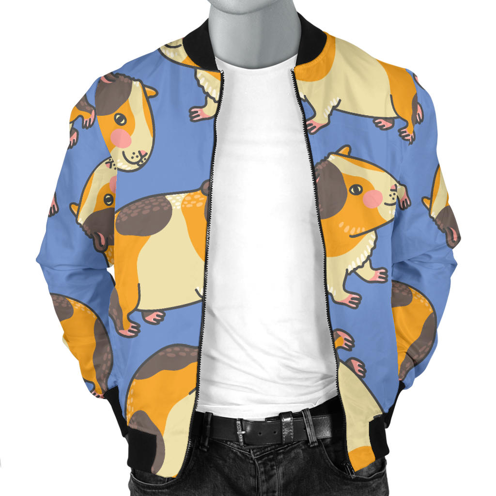 Guinea Pig Pattern Print Design 01 Men Bomber Jacket